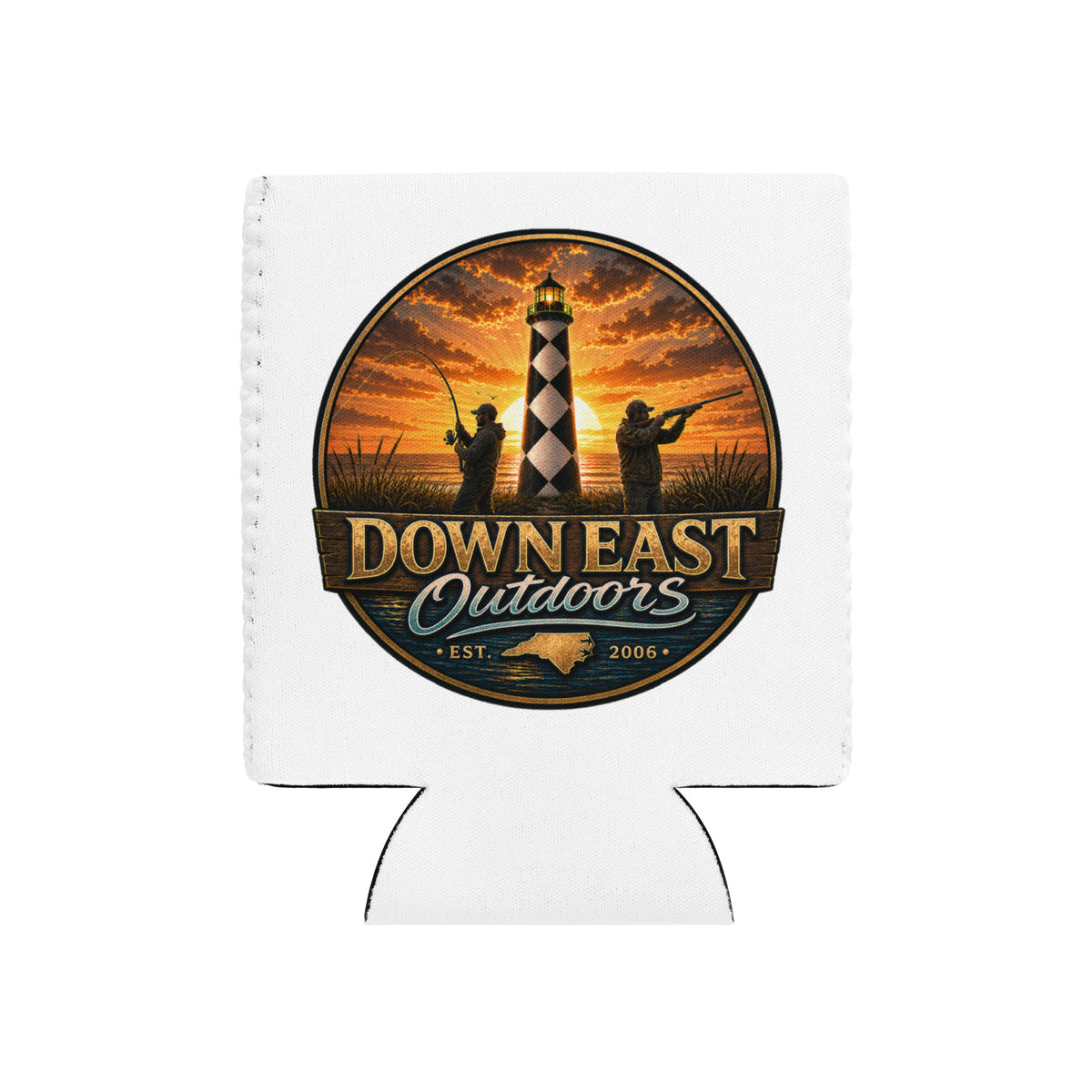 DownEast Outdoors can cooler with the Est. 2006 emblem, regular 12 oz