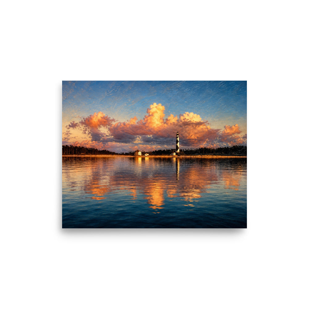 Cape Lookout Sunset 8x10 photographic art print on matte paper