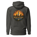 DownEast Outdoors Est. 2006 premium hoodie in Vintage Black, emblem on the back